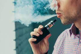 young person vaping